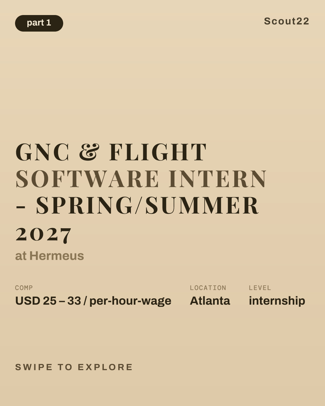 GNC & Flight Software Intern - Spring/Summer 2027 at Hermeus