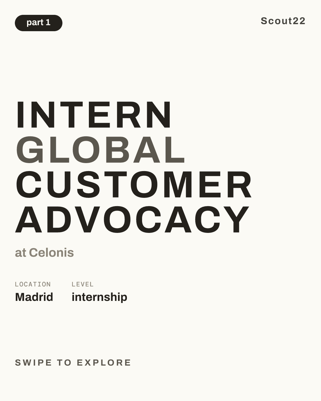 Intern Global Customer Advocacy at Celonis