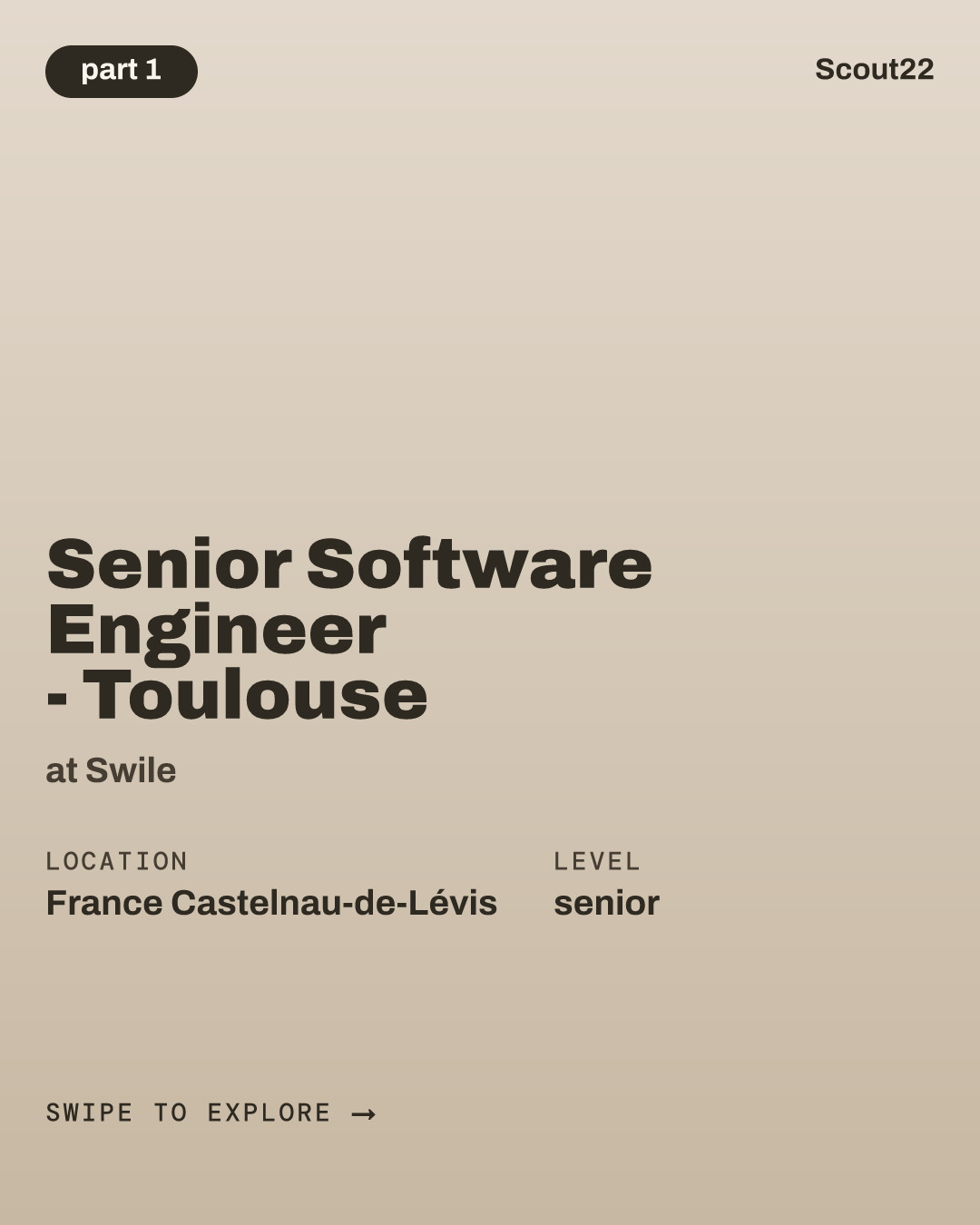 Senior Software Engineer - Toulouse at Swile