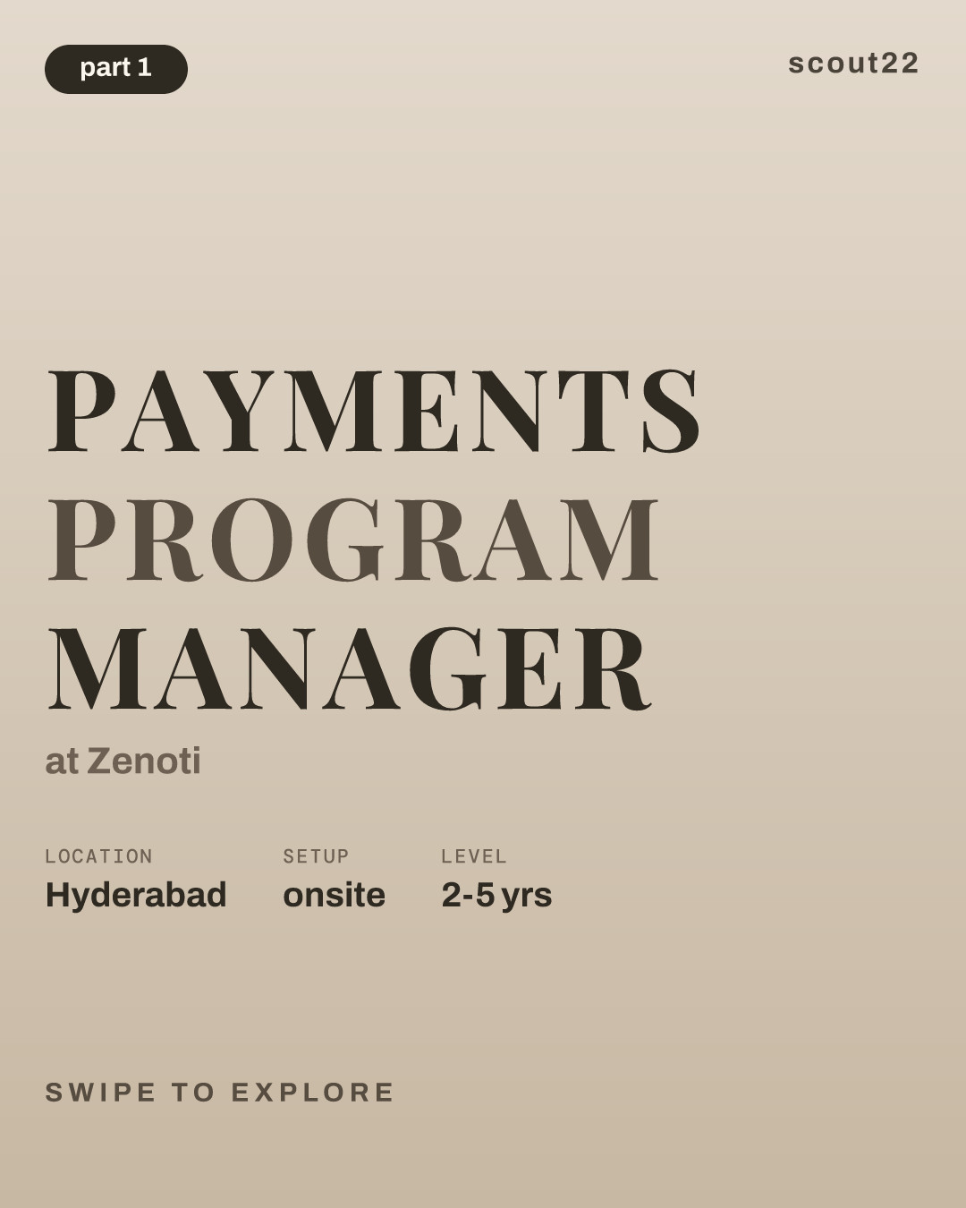 Payments Program Manager at Zenoti