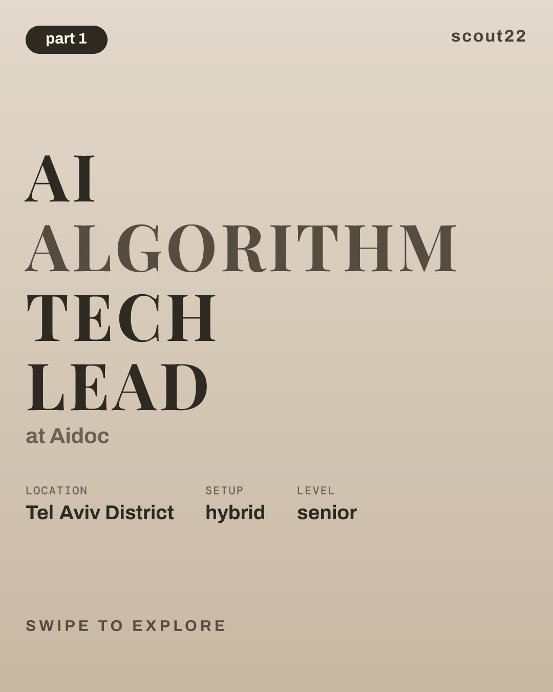AI Algorithm Tech Lead at Aidoc