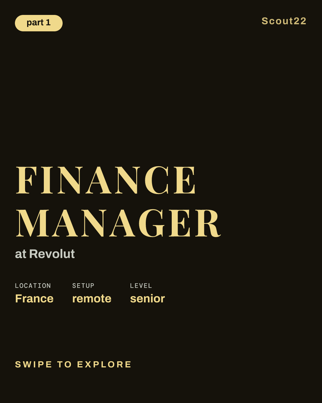 Finance Manager at Revolut