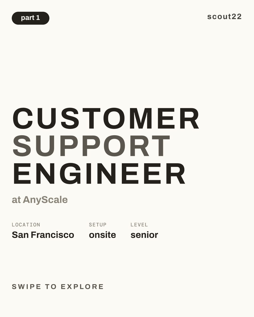 Customer Support Engineer at AnyScale