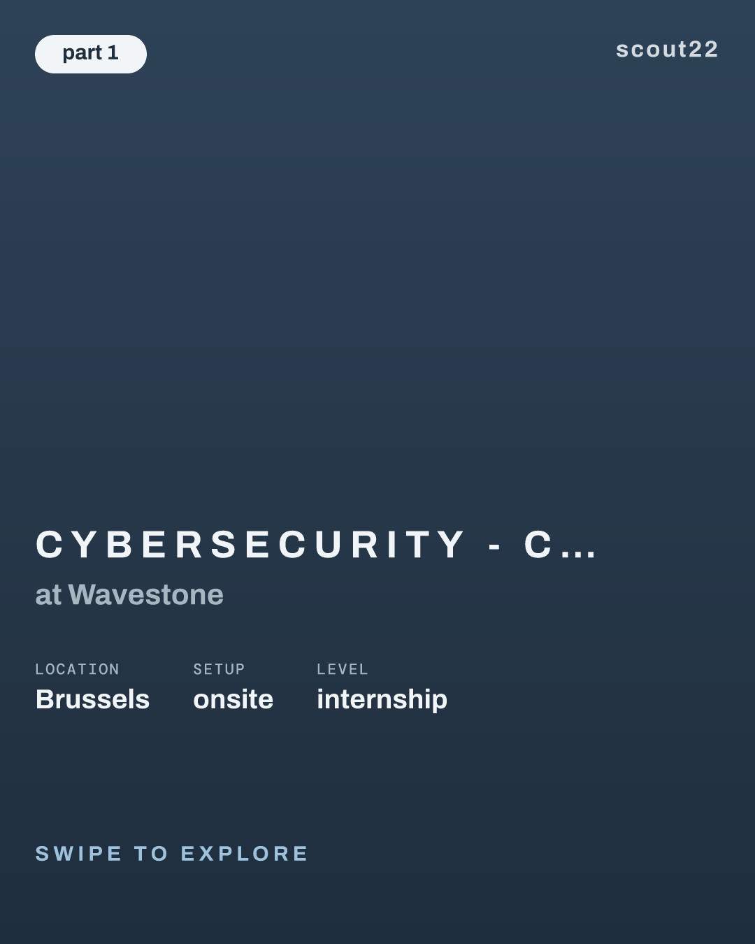 Cybersecurity - Consultant Internship from 3 to 6 months at Wavestone