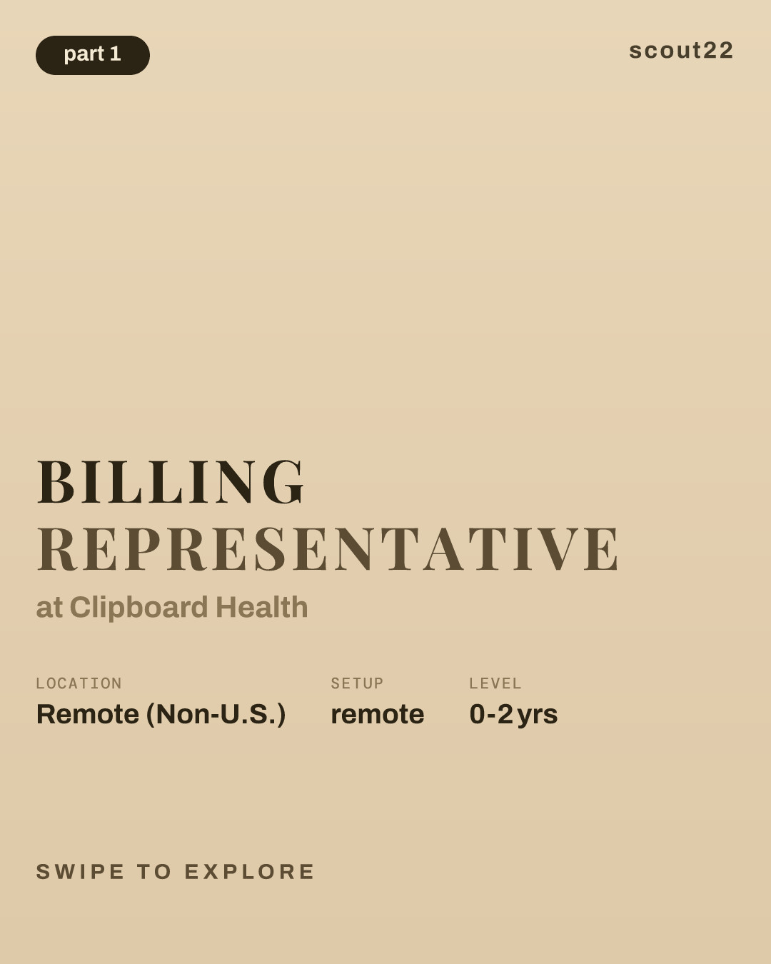 Billing Representative at Clipboard Health