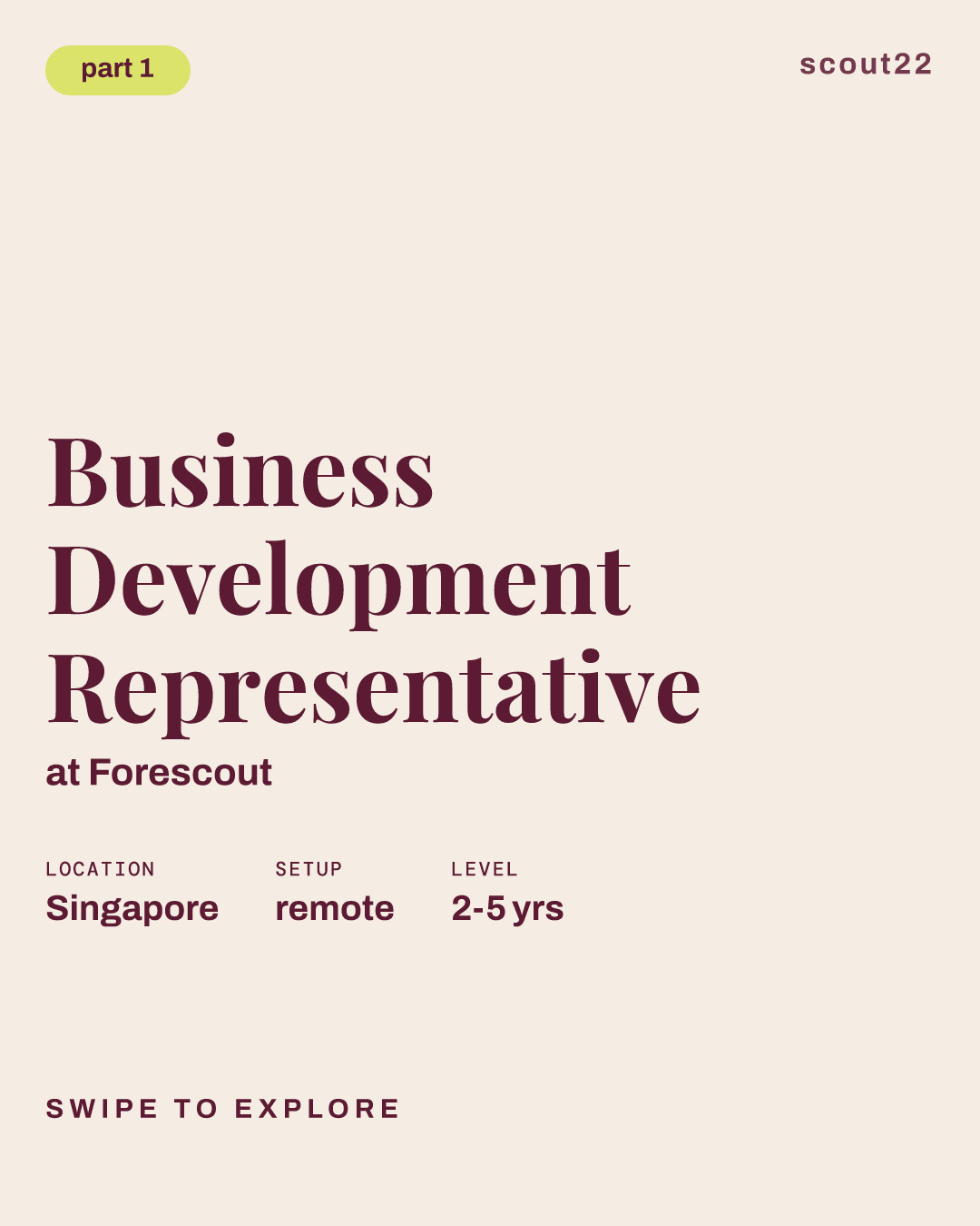 Business Development Representative at Forescout