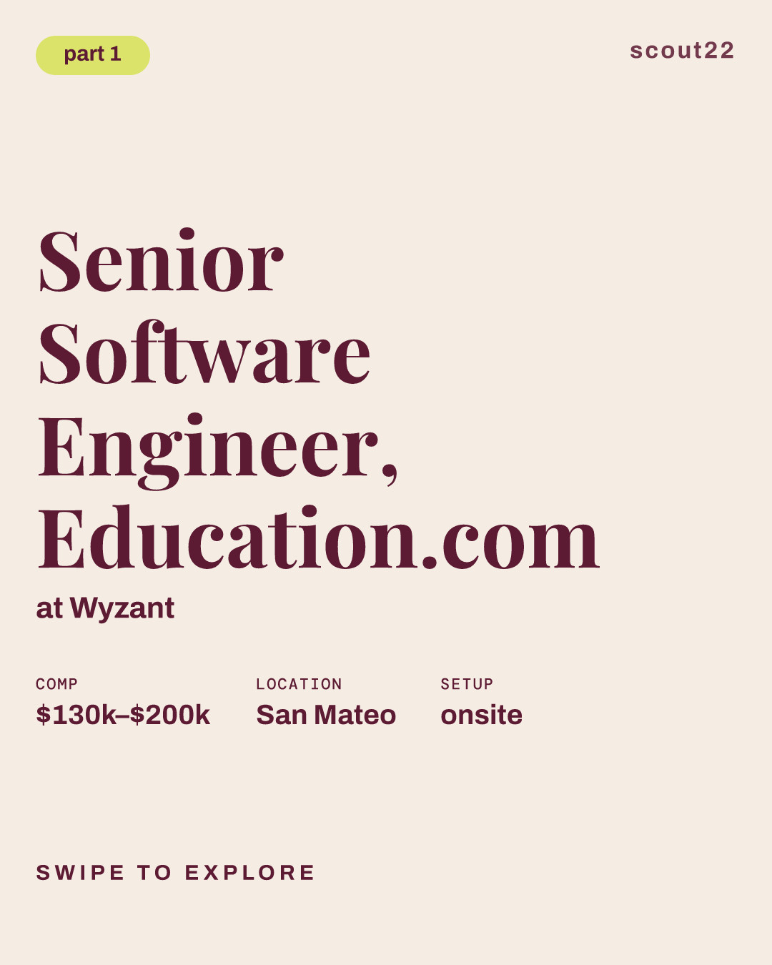 Senior Software Engineer, Education.com at Wyzant