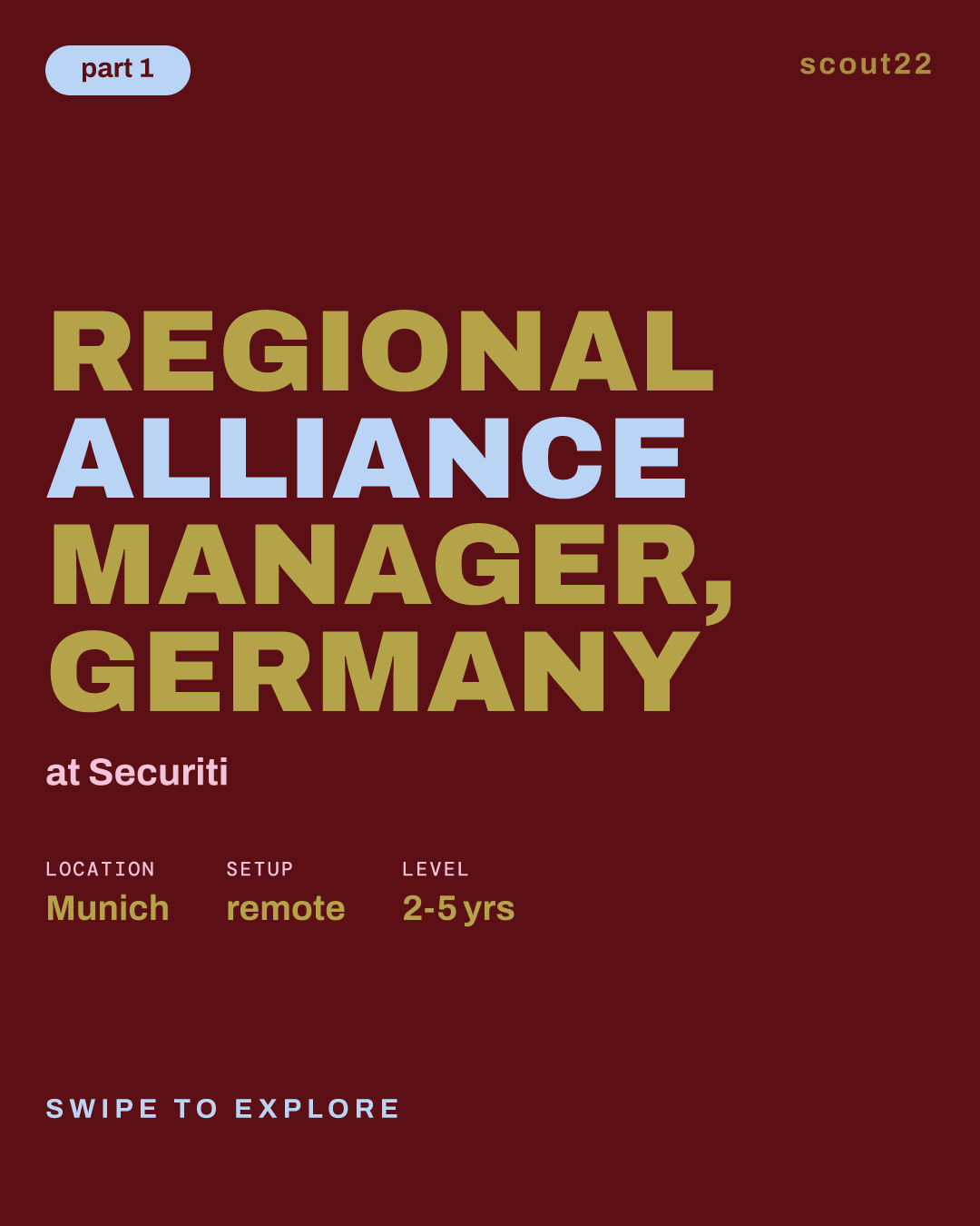 Regional Alliance Manager, Germany at Securiti