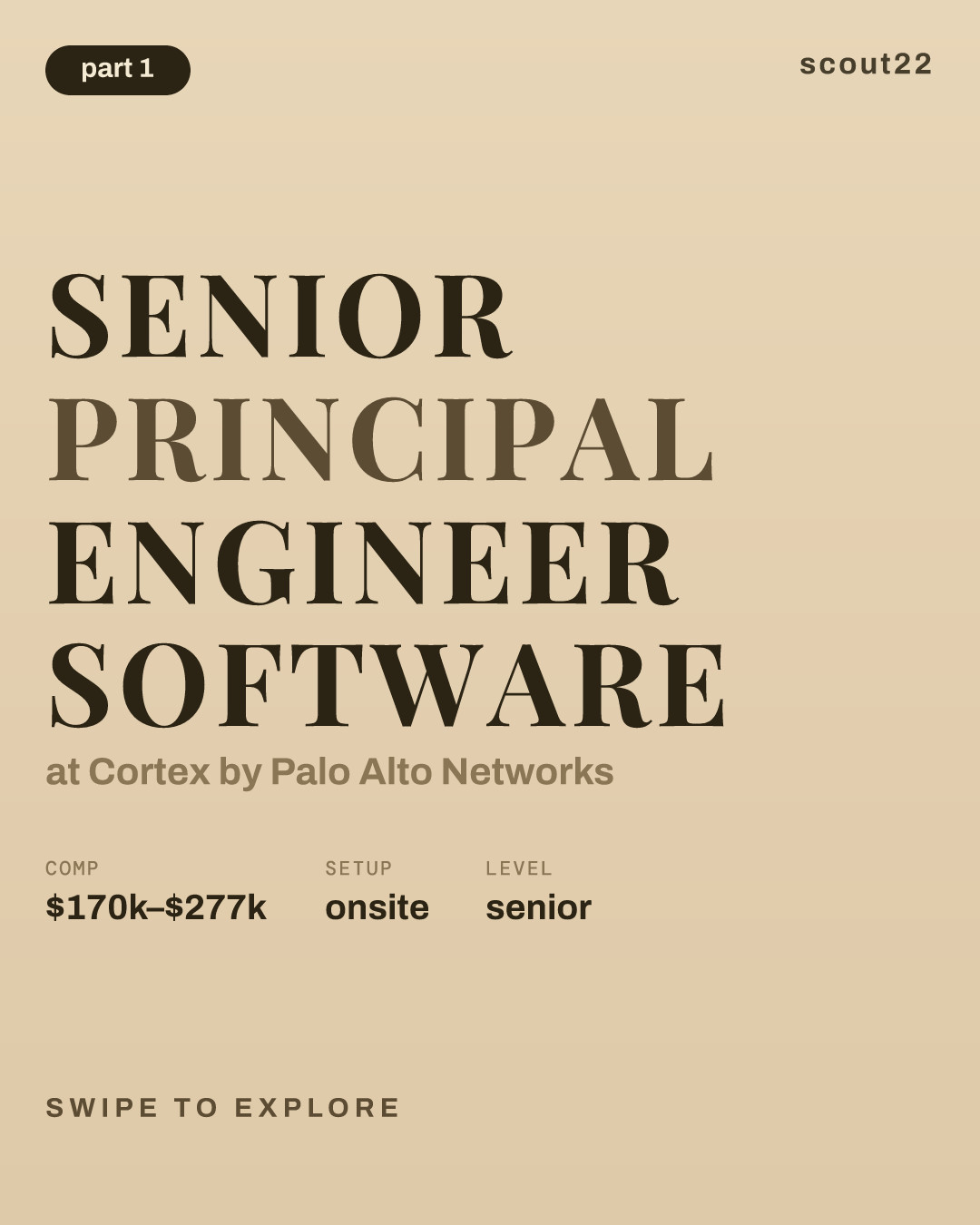 Senior Principal Engineer Software at Cortex by Palo Alto Networks