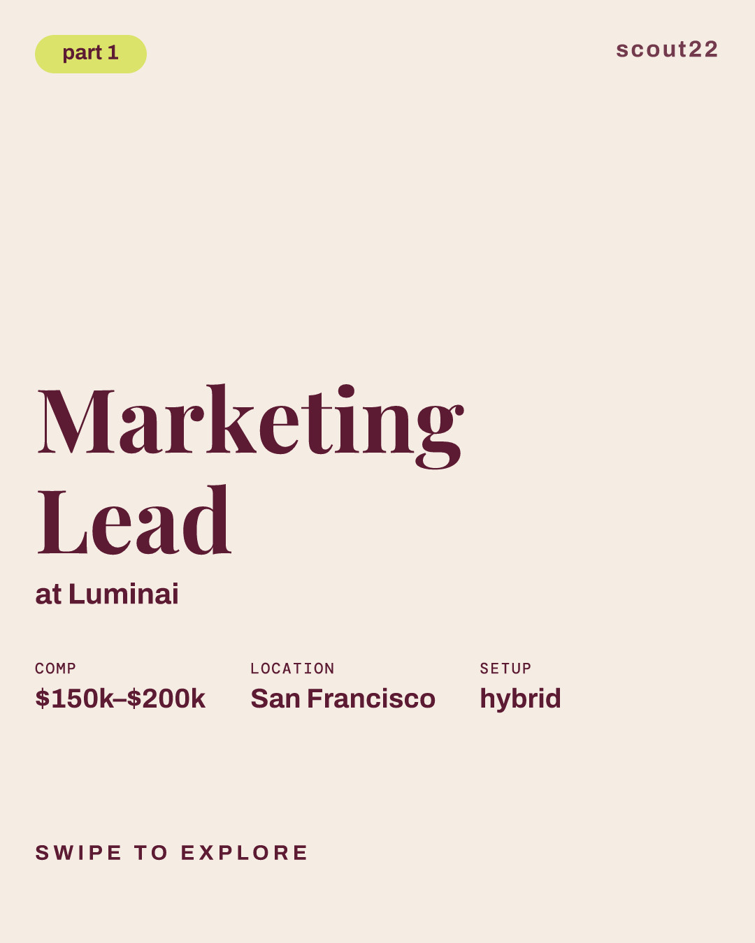 Marketing Lead at Luminai