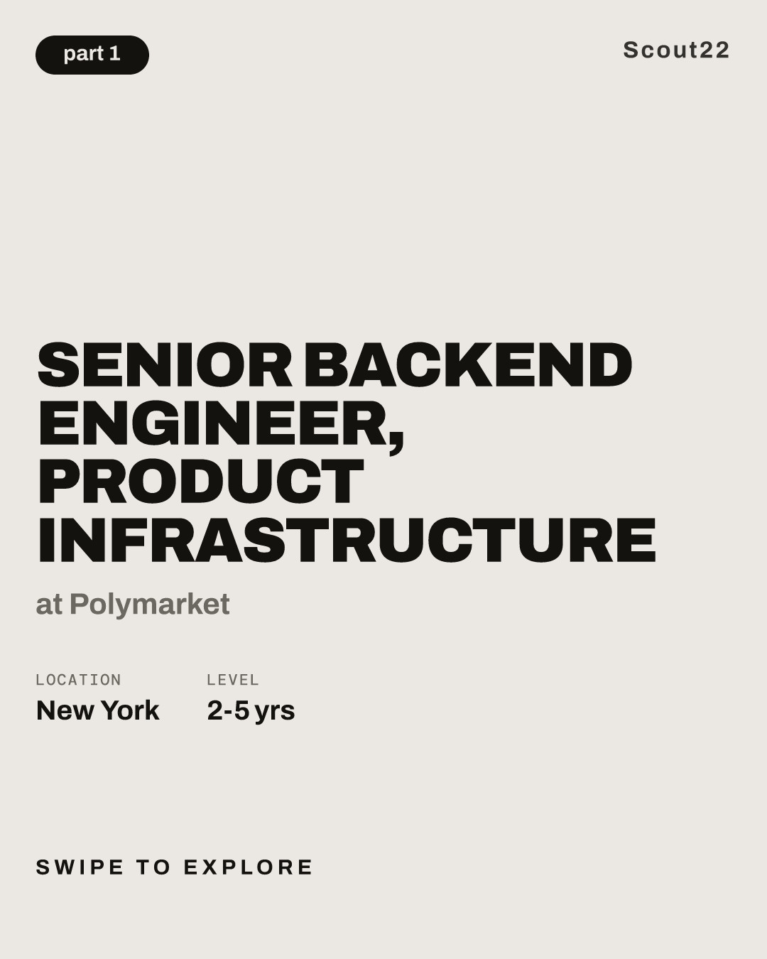 Senior Backend Engineer, Product Infrastructure at Polymarket