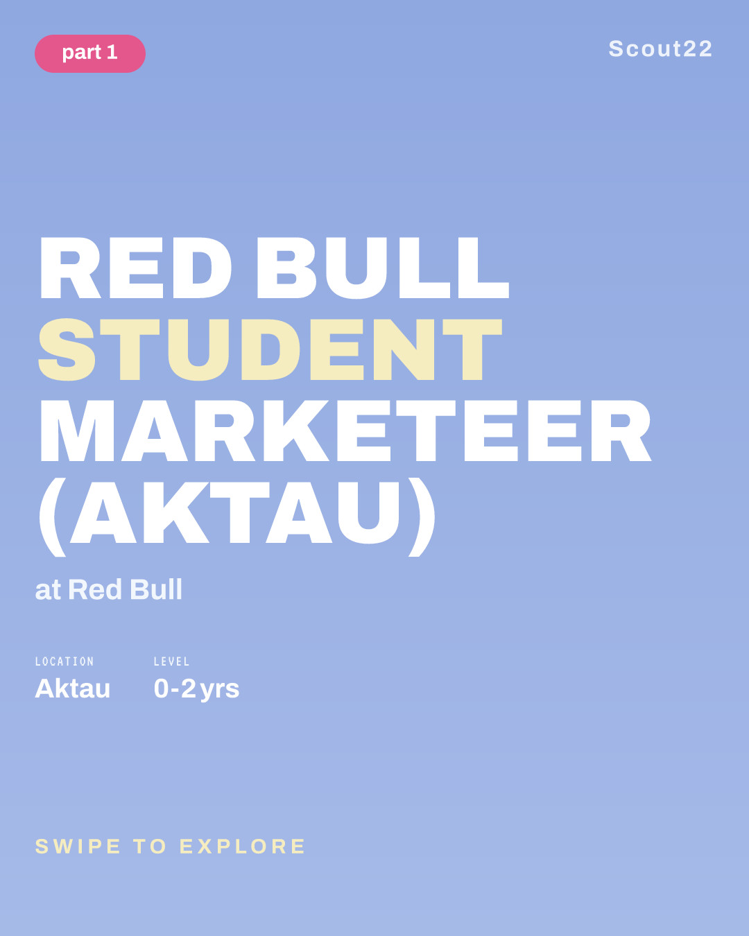 RED BULL STUDENT MARKETEER (Aktau) at Red Bull