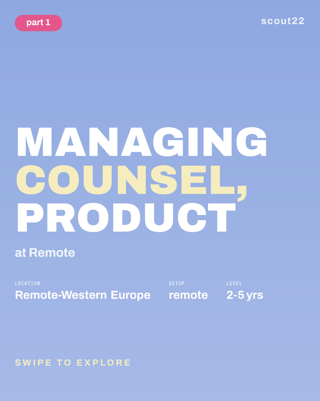 Managing Counsel, Product at Remote