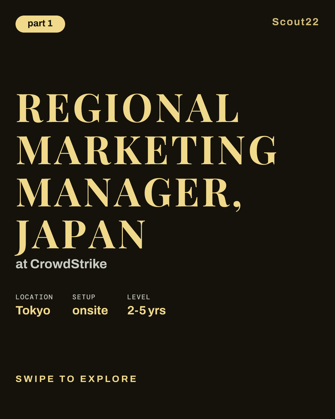 Regional Marketing Manager, Japan at CrowdStrike