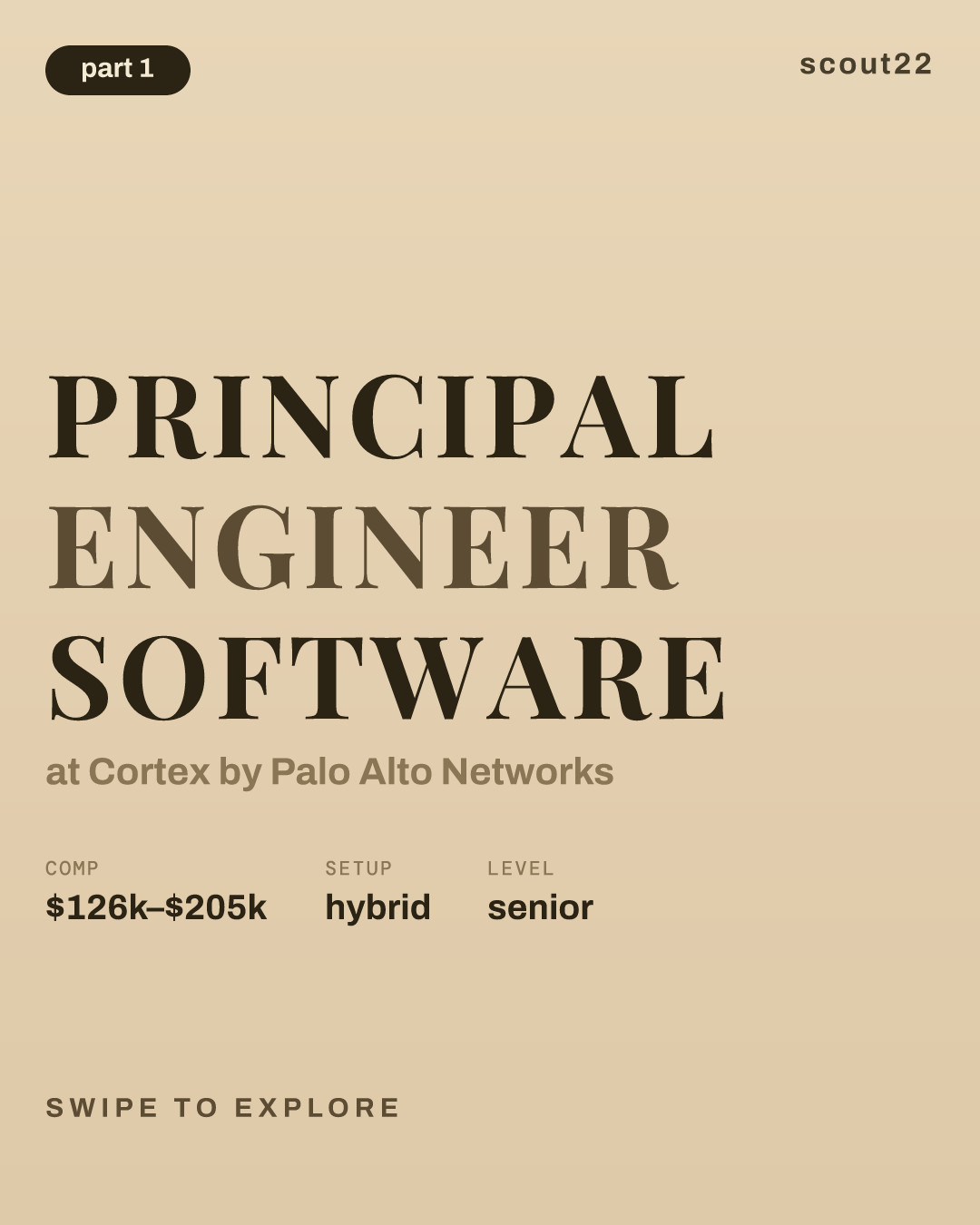 Principal Engineer Software at Cortex by Palo Alto Networks