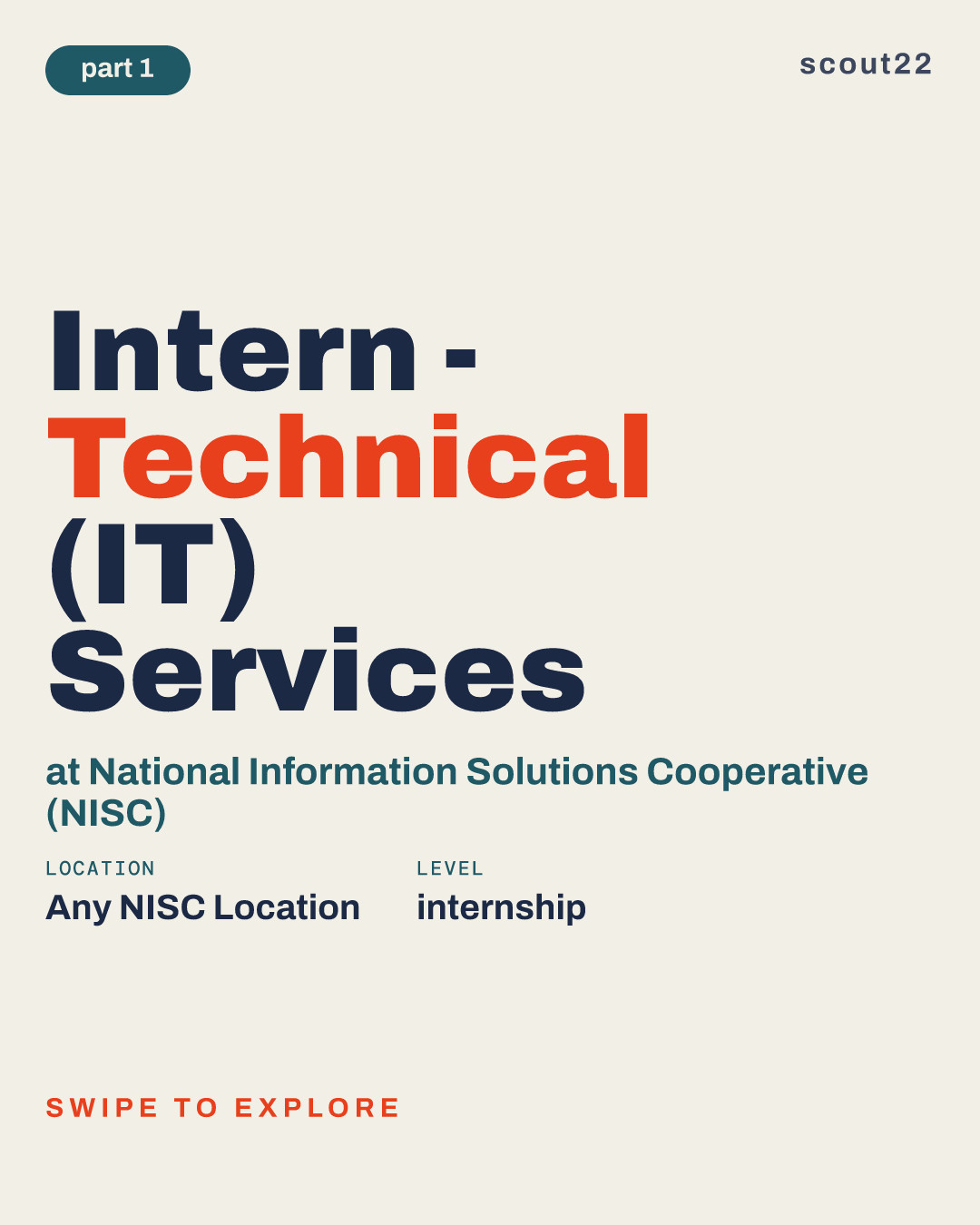Intern - Technical (IT) Services at National Information Solutions Cooperative (NISC)