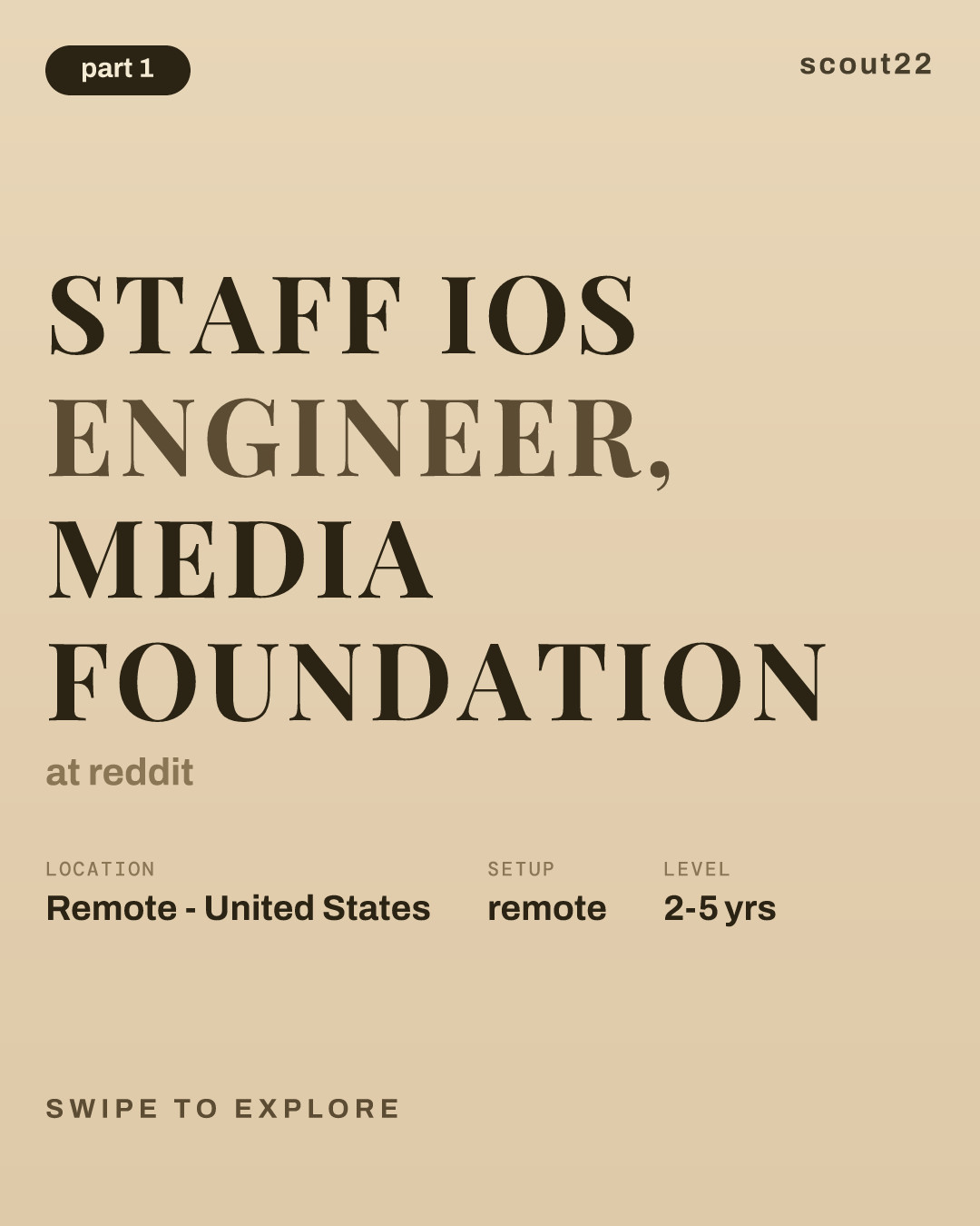Staff iOS Engineer, Media Foundation at reddit