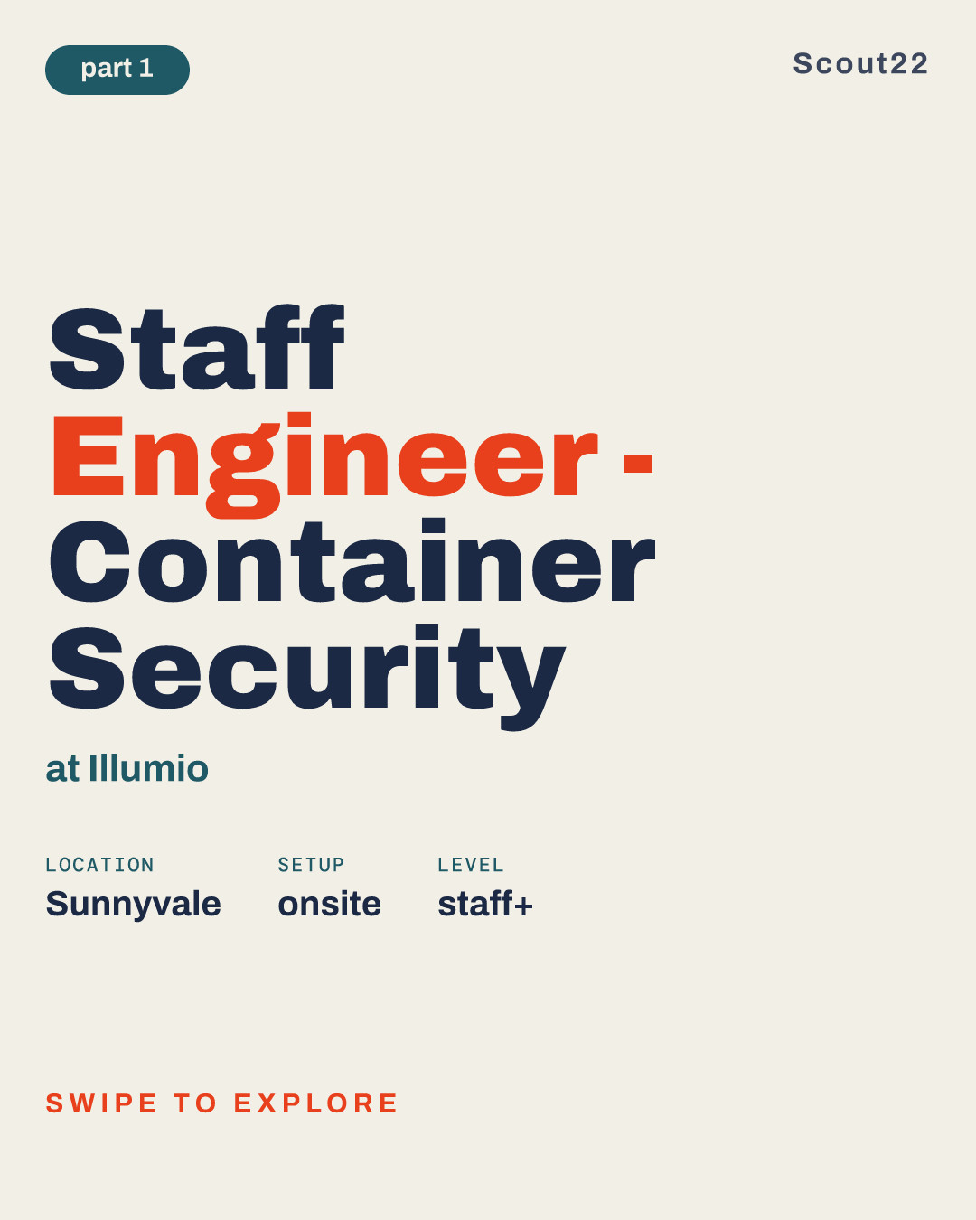 Staff Engineer - Container Security at Illumio