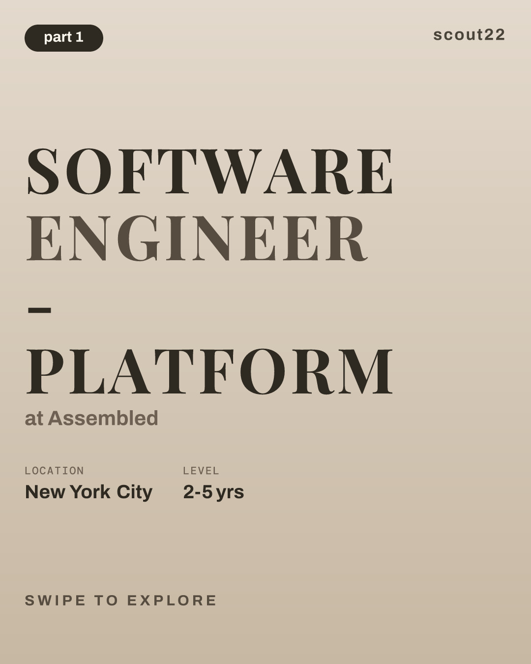Software Engineer - Platform at Assembled