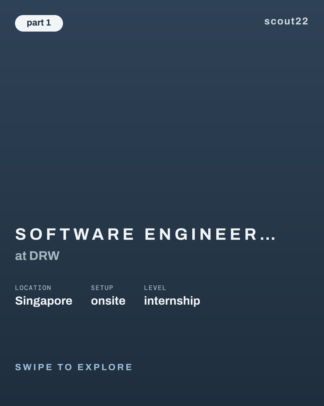 Software Engineer Intern (Data Engineering) at DRW
