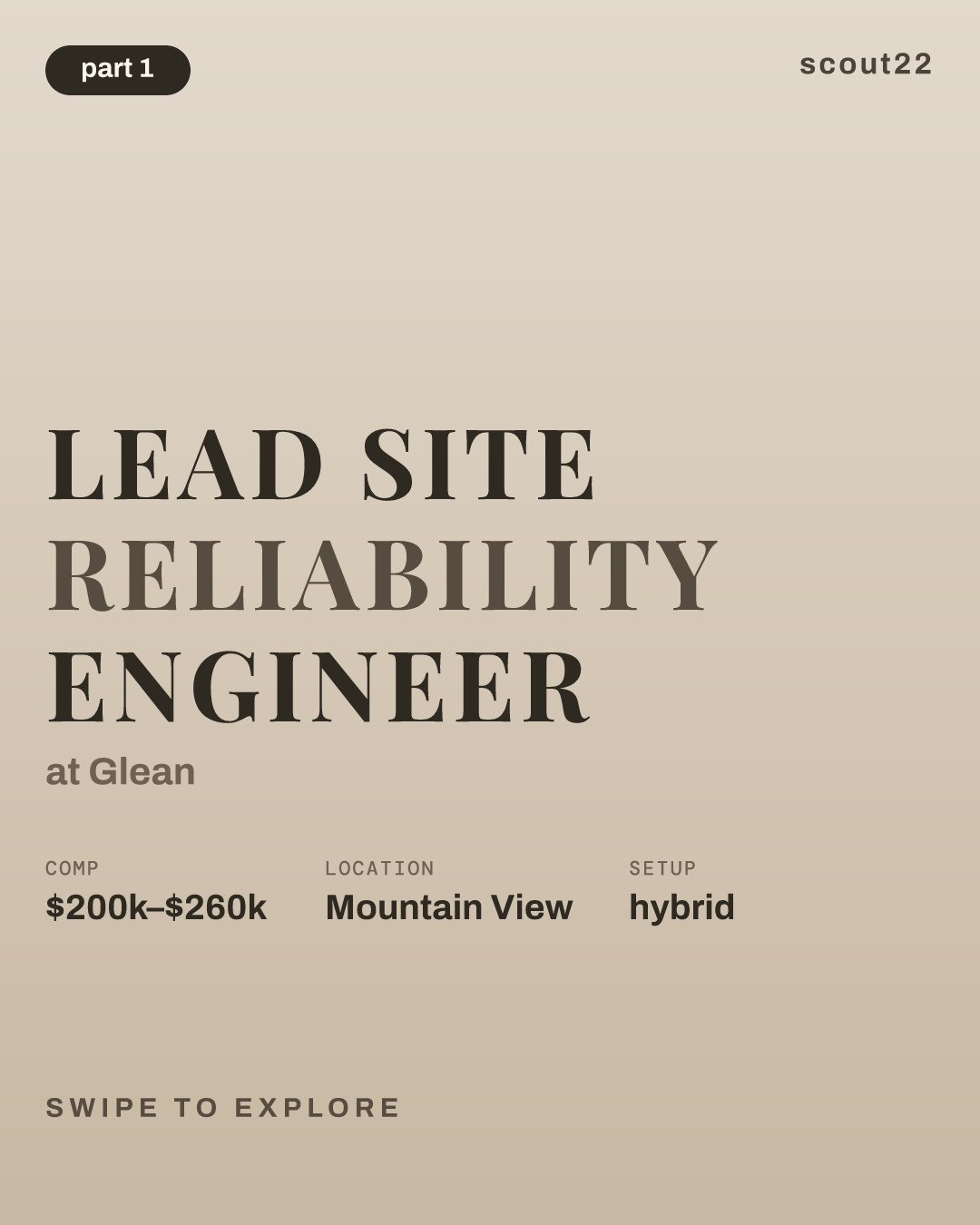 Lead Site Reliability Engineer at Glean