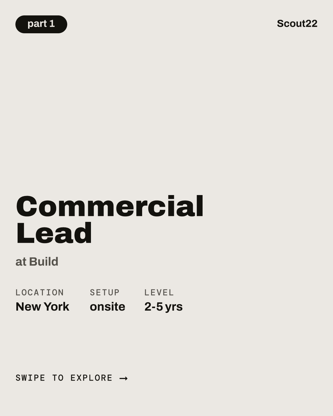 Commercial Lead at Build