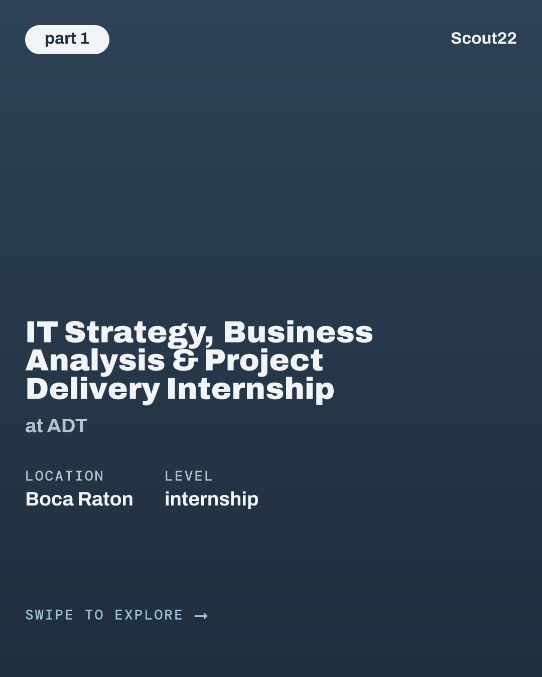 IT Strategy, Business Analysis & Project Delivery Internship at ADT