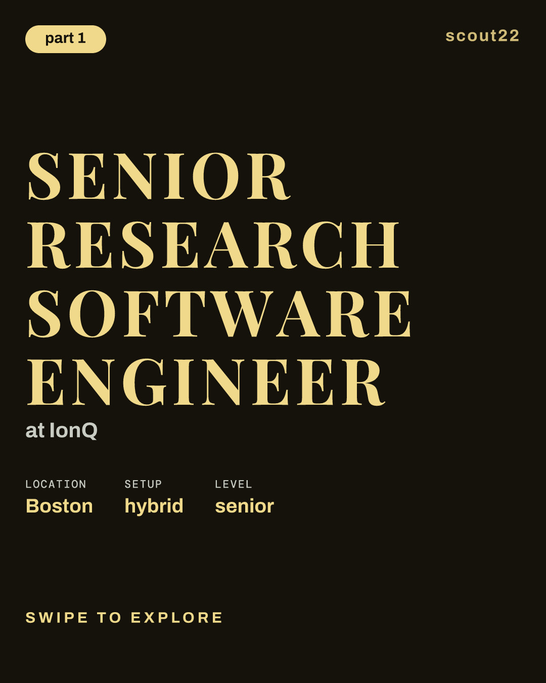 Senior Research Software Engineer at IonQ