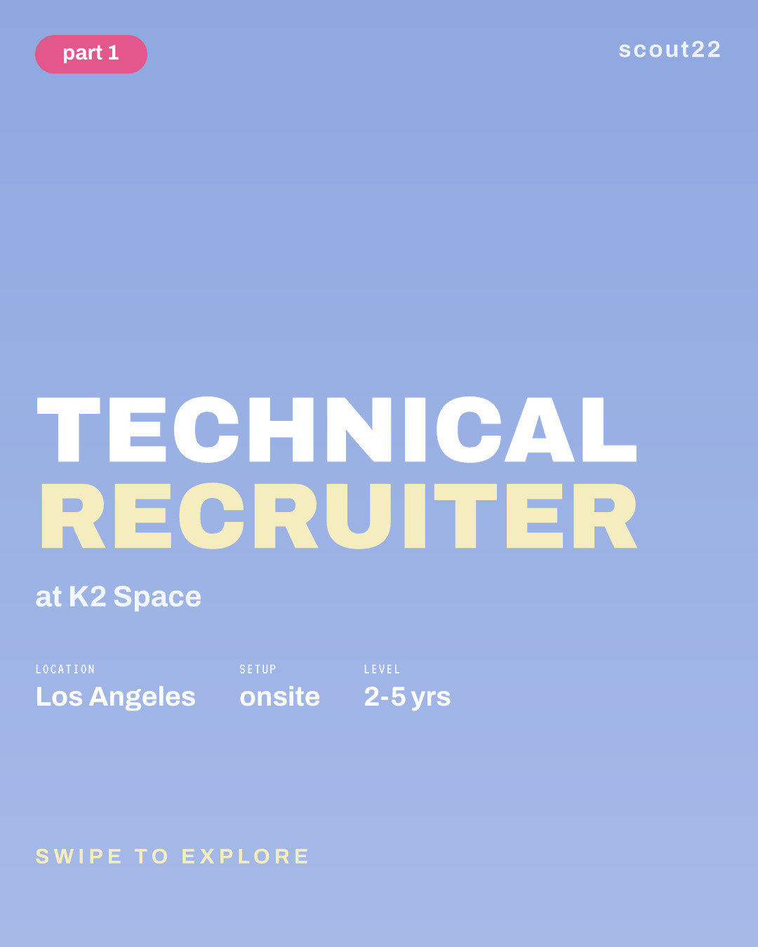 Technical Recruiter at K2 Space