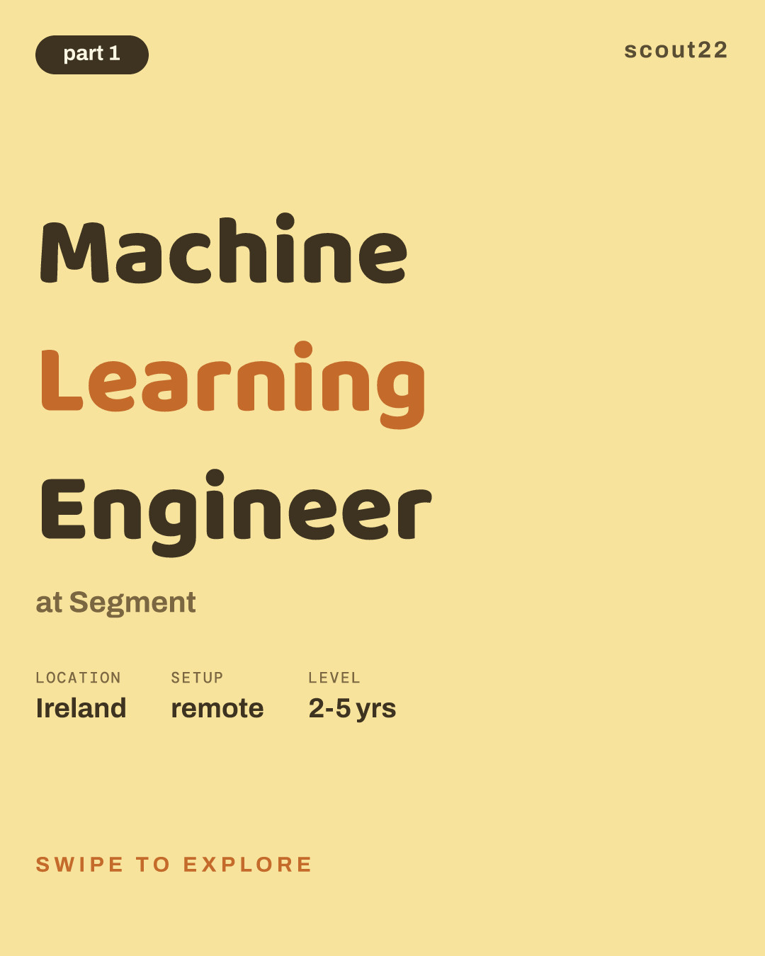 Machine Learning Engineer at Segment