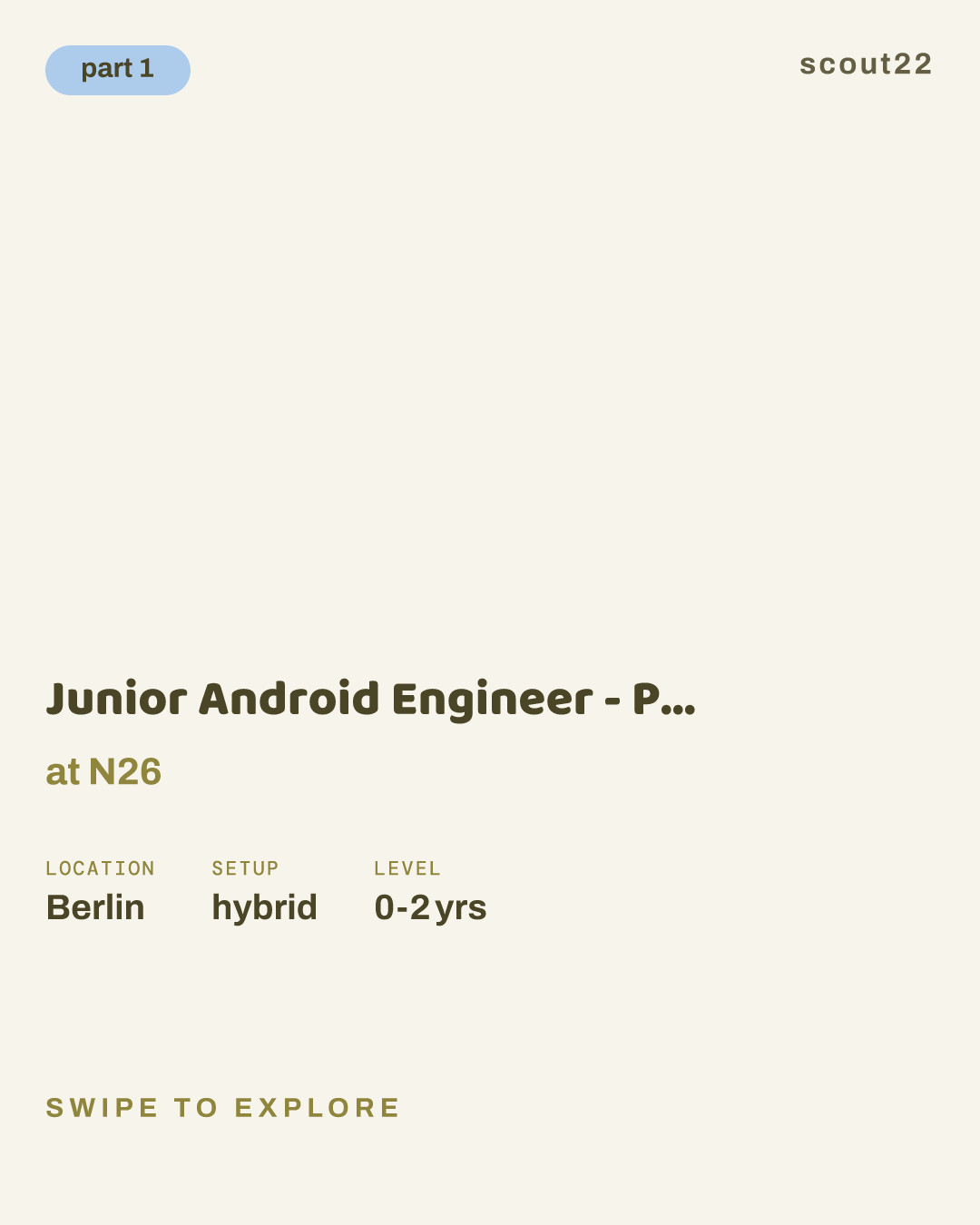 Junior Android Engineer - Payments at N26