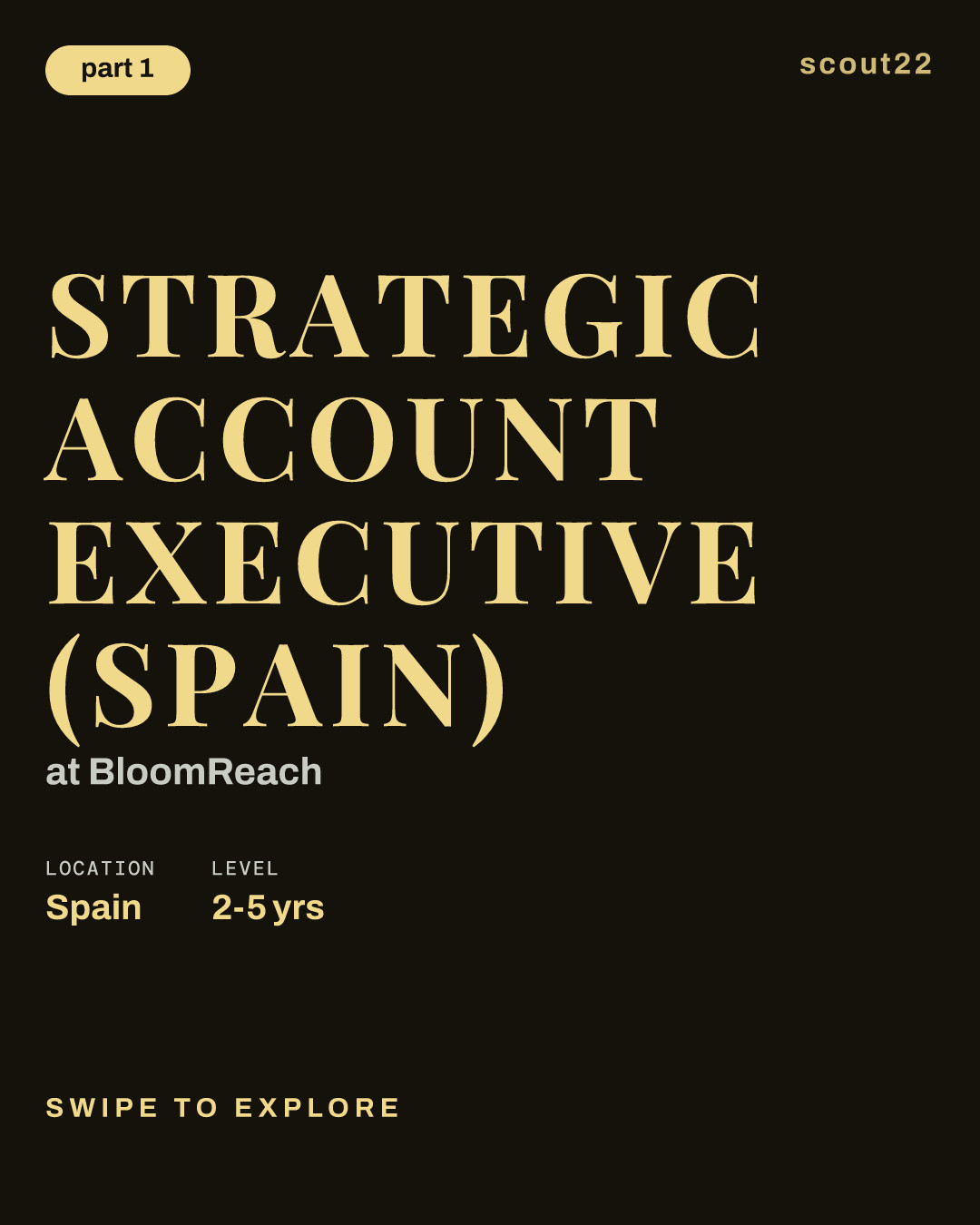 Strategic Account Executive (Spain) at BloomReach