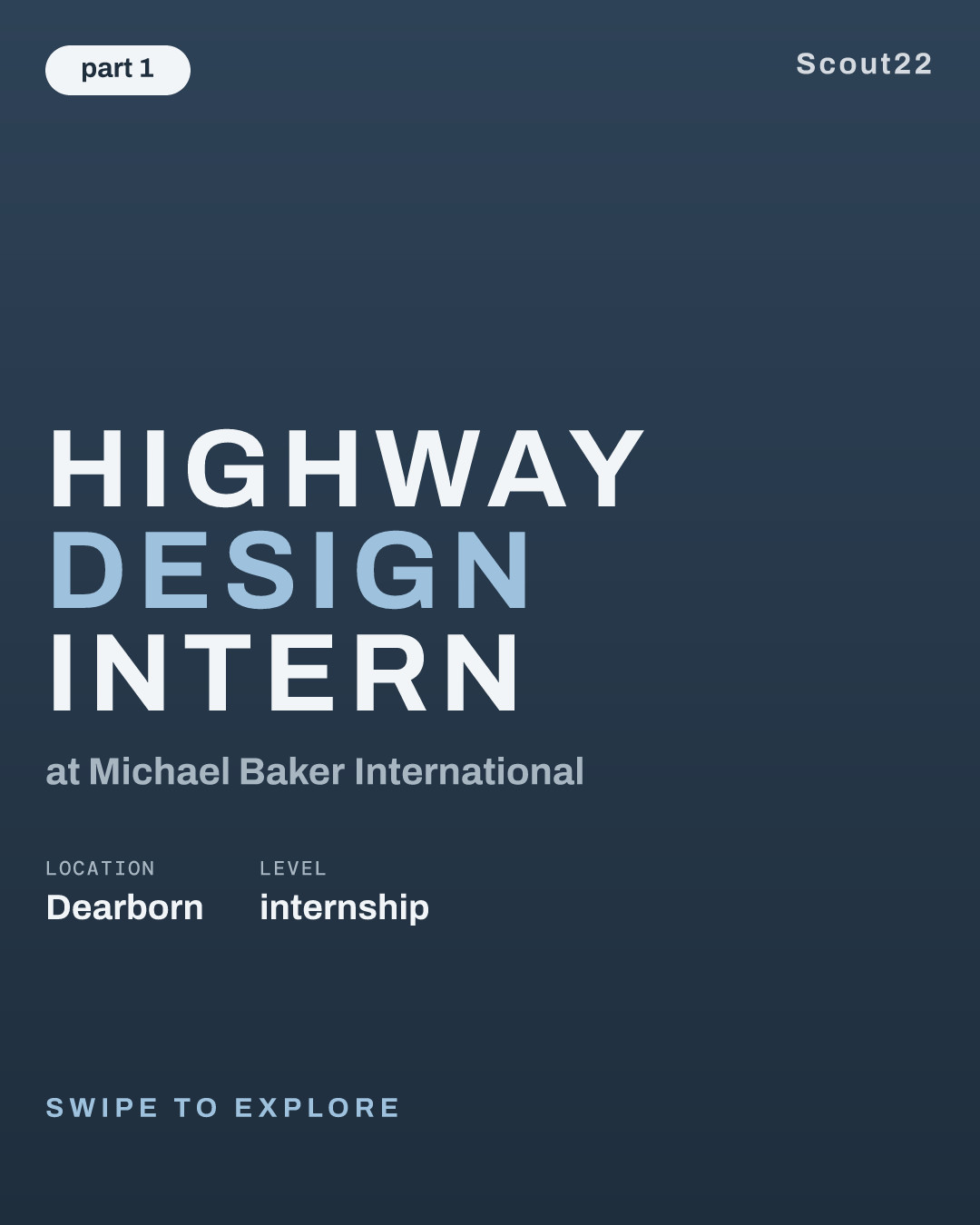 Highway Design Intern at Michael Baker International