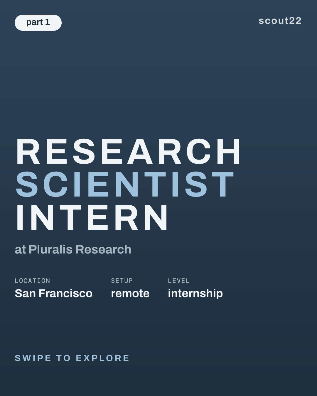 Research Scientist Intern at Pluralis Research