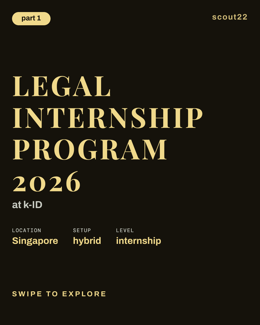 Legal Internship Program 2026 at k-ID