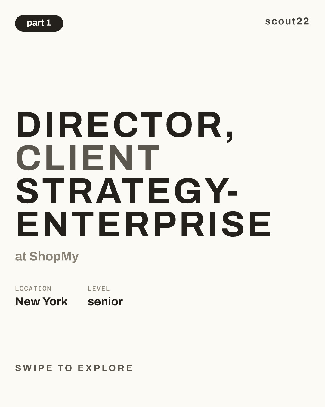 Director, Client Strategy- Enterprise at ShopMy