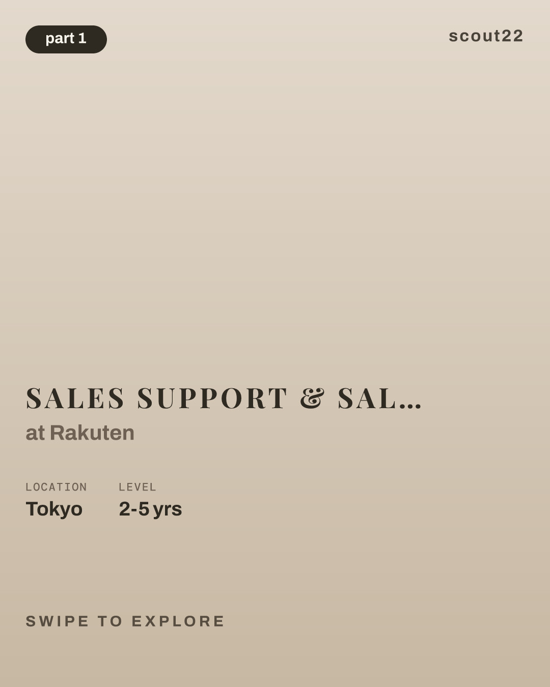 Sales Support & Sales Planning Specialist / Rakuten Mobile Shop Business , Business Enablement Group - Area Business Promotion Department , Area Business Supervisory Department at Rakuten