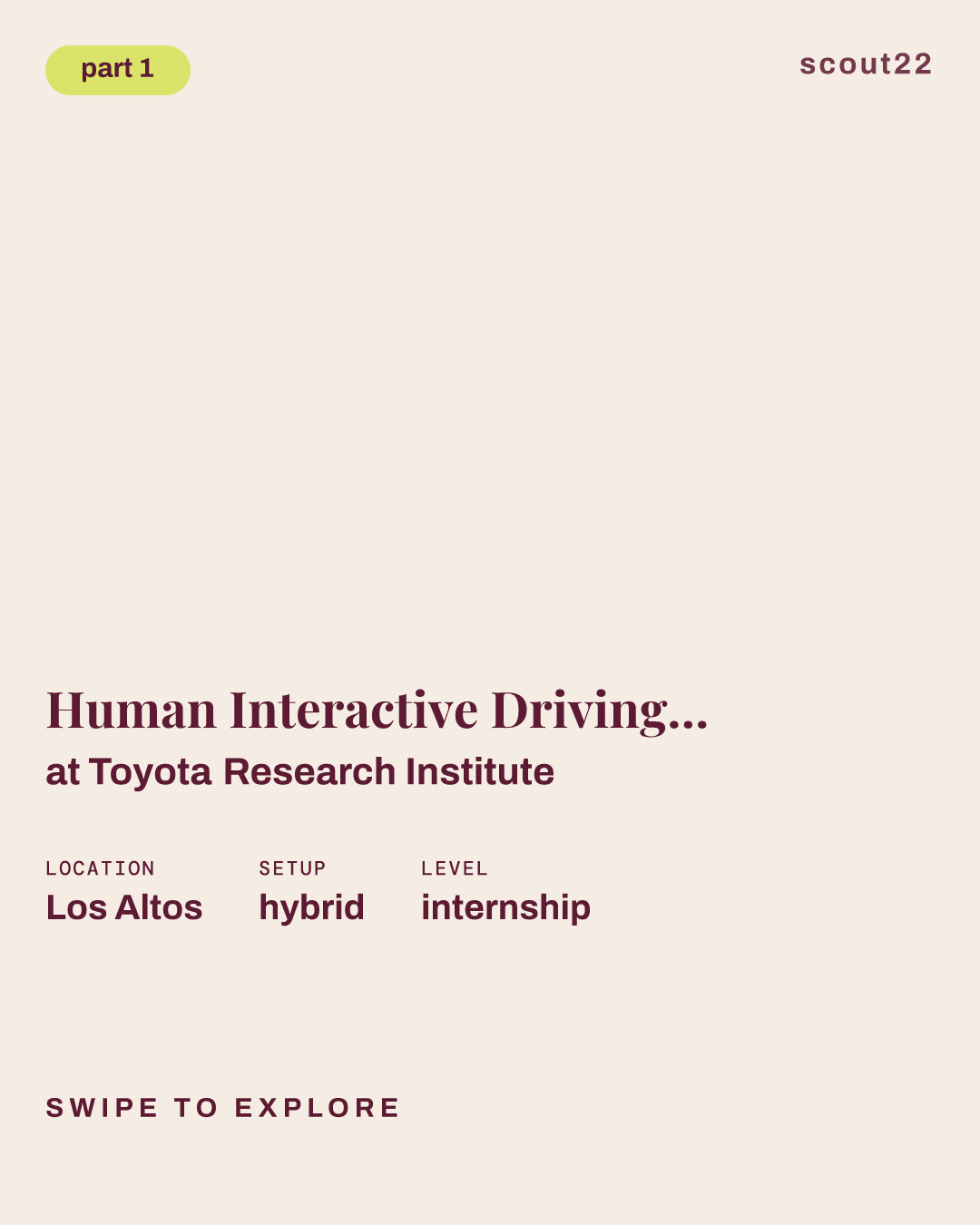Human Interactive Driving Intern – World Models at Toyota Research Institute