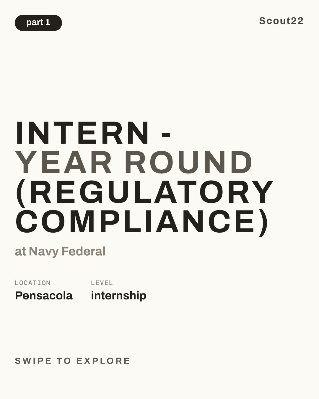 Intern - Year Round (Regulatory Compliance) at Navy Federal