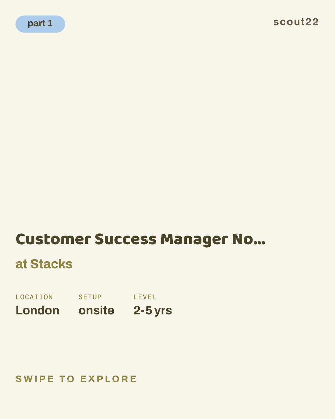 Customer Success Manager North Europe at Stacks