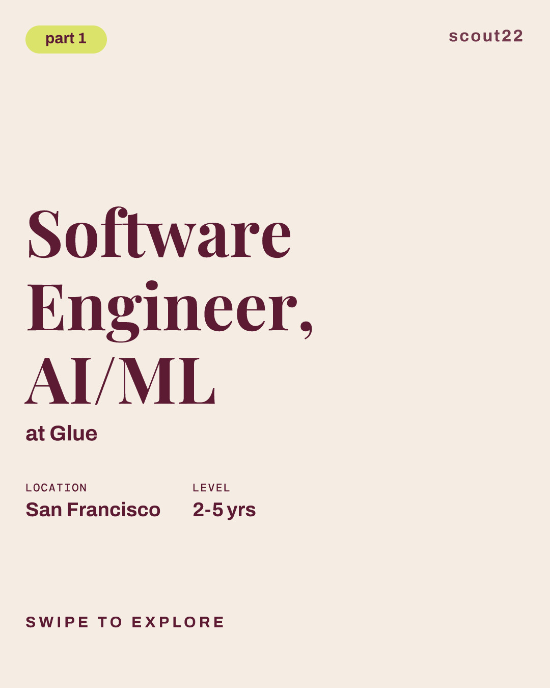 Software Engineer, AI/ML at Glue