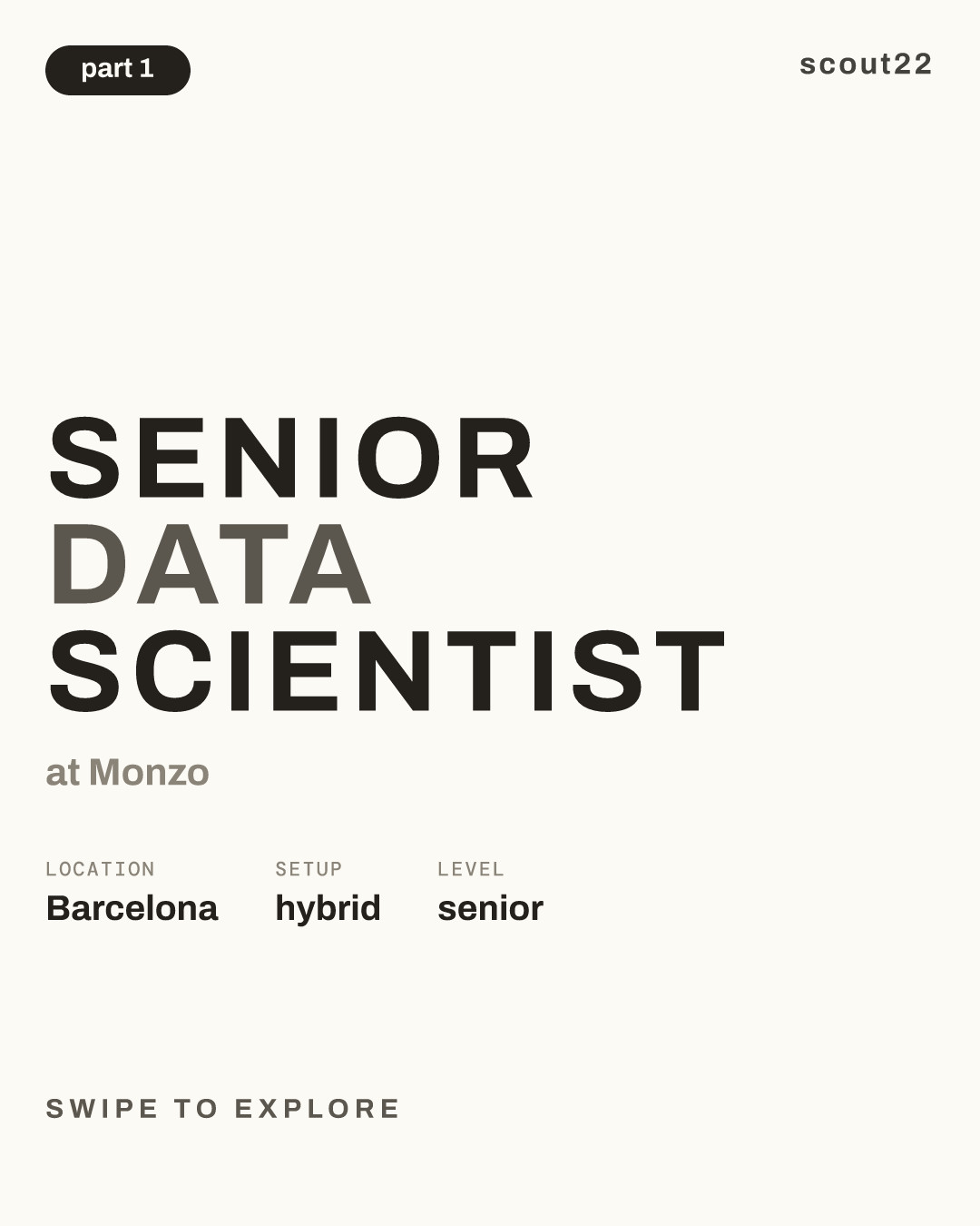 Senior Data Scientist at Monzo