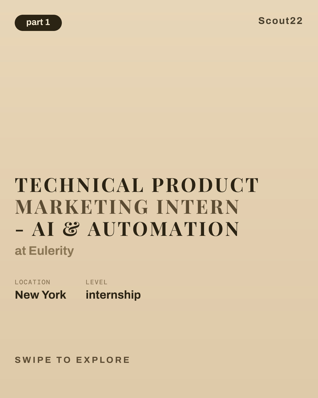 Technical Product Marketing Intern - AI & Automation at Eulerity