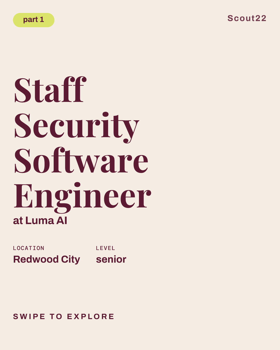 Staff Security Software Engineer at Luma AI