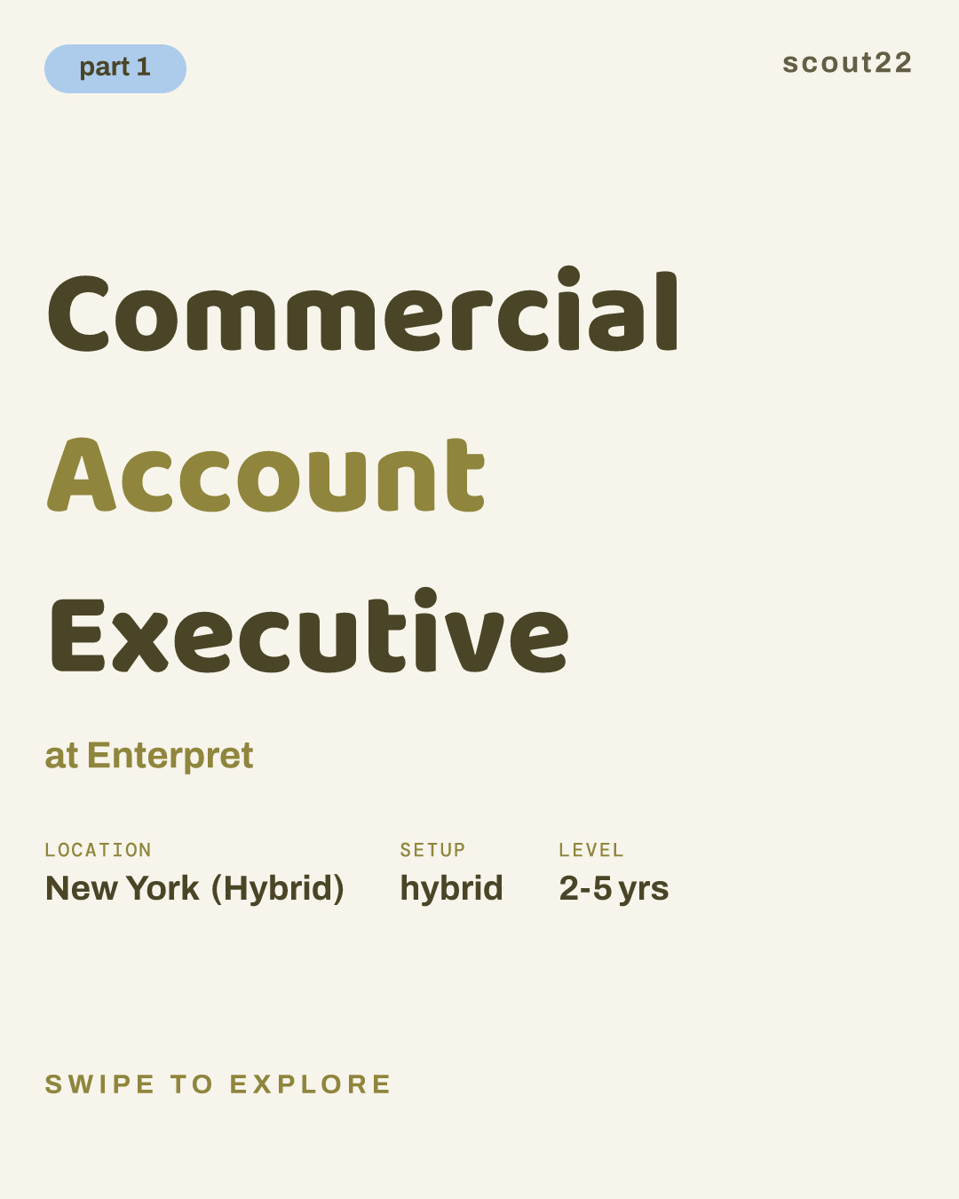 Commercial Account Executive at Enterpret
