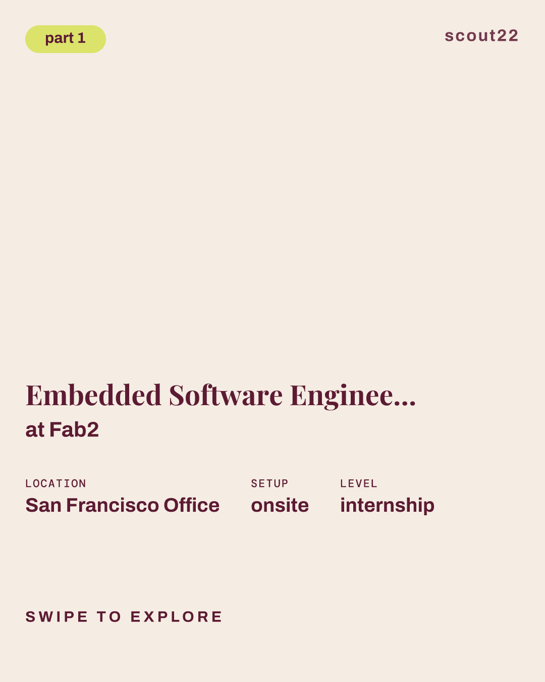 Embedded Software Engineering Intern - Winter at Fab2