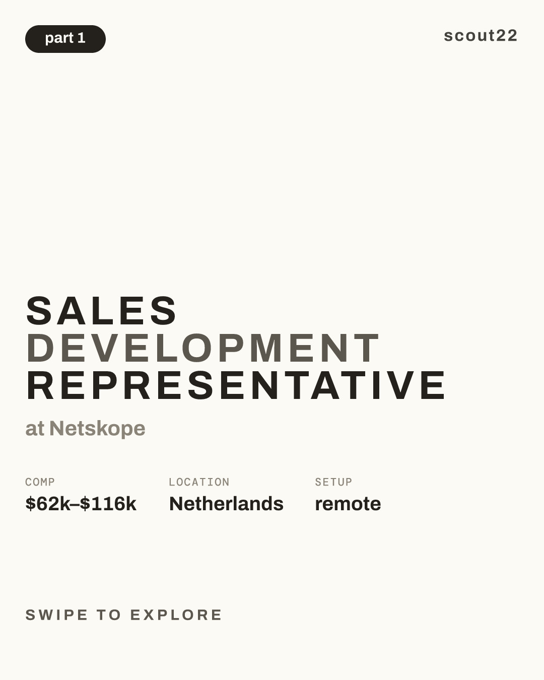 Sales Development Representative at Netskope