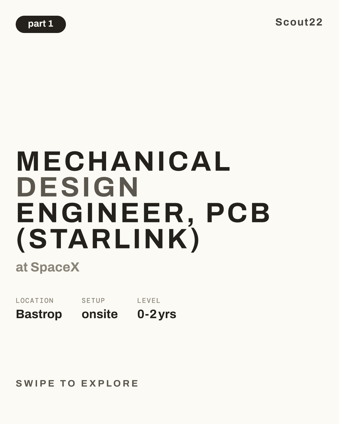 Mechanical Design Engineer, PCB (STARLINK) at SpaceX
