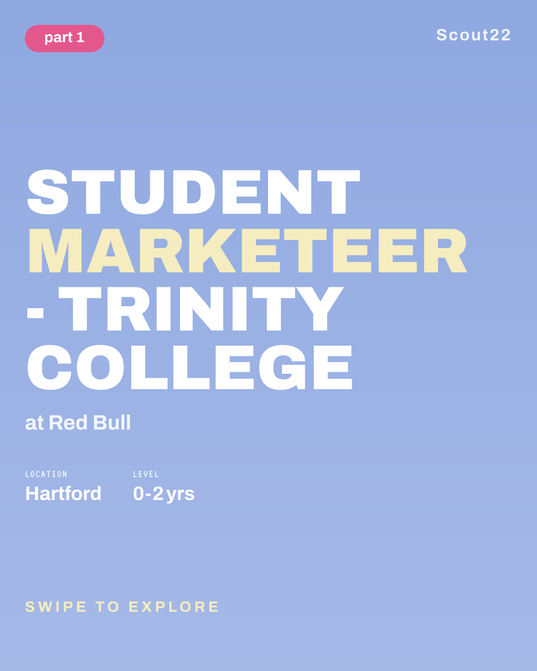 Student Marketeer - Trinity College at Red Bull