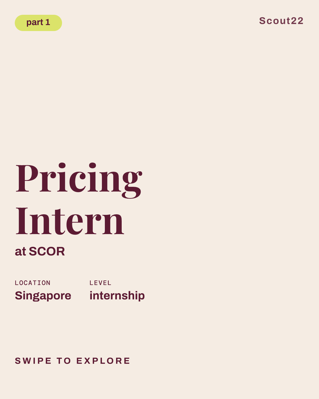 Pricing Intern at SCOR